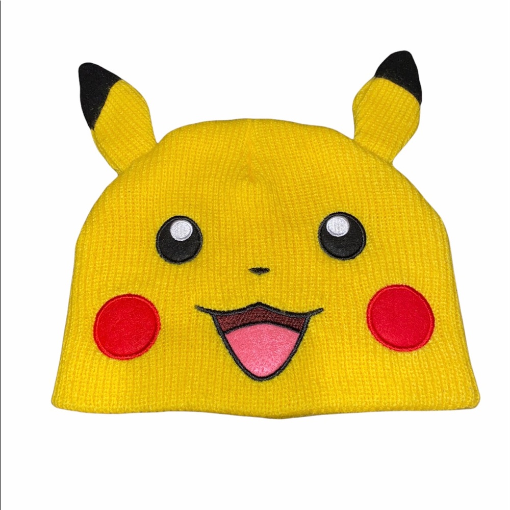 Pokemon - Pikachu Fleece Cap Beanie with Ears